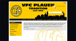 Desktop Screenshot of fanshop.vfc-plauen.de